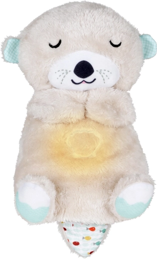 Plush Breathing Musical Toy Chipolino Biscuit Otter