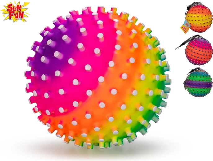 Sun Fun ball 21 cm – colorful plastic ball for the garden, park, and pool