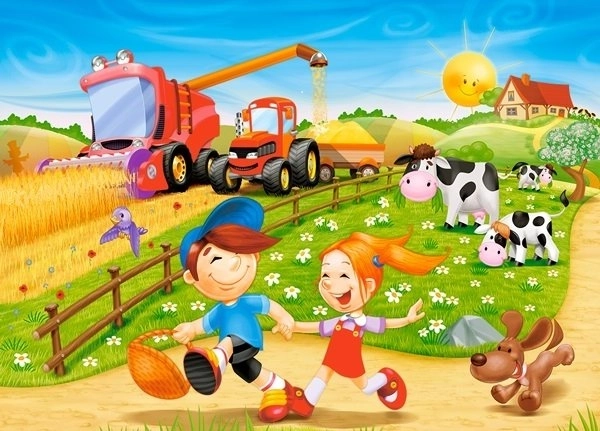 60-Piece Puzzle: Summer in the Countryside