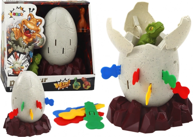 Игра с динозавър изскачащо яйце