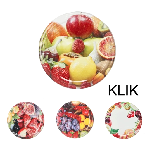 Метална капачка за консервиране клик BerriesMix3 63 мм