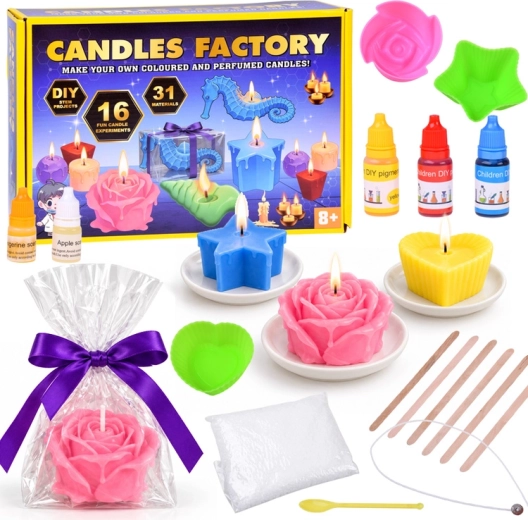 Творчески комплект за изработка на ароматни свещи Candles Factory