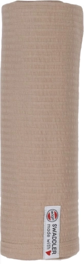 Lodger cloth diaper swaddler seersucker beige 120 × 120 cm