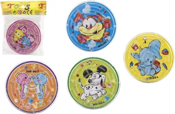 Детски лабиринт с топче – животни