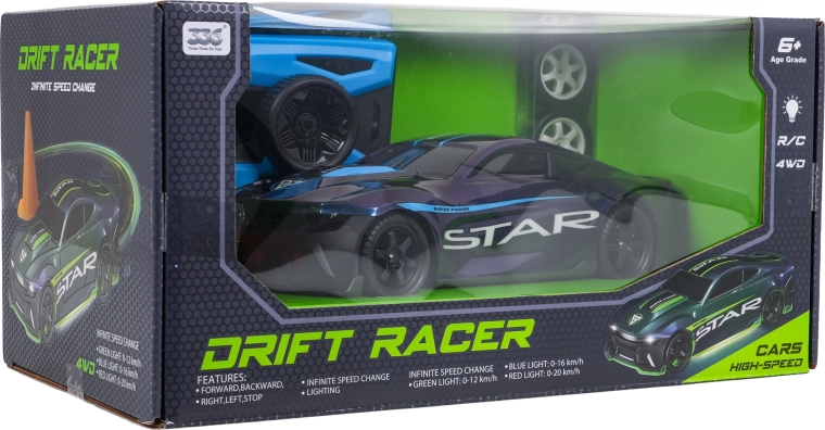STAR Blue Remote-Controlled Car