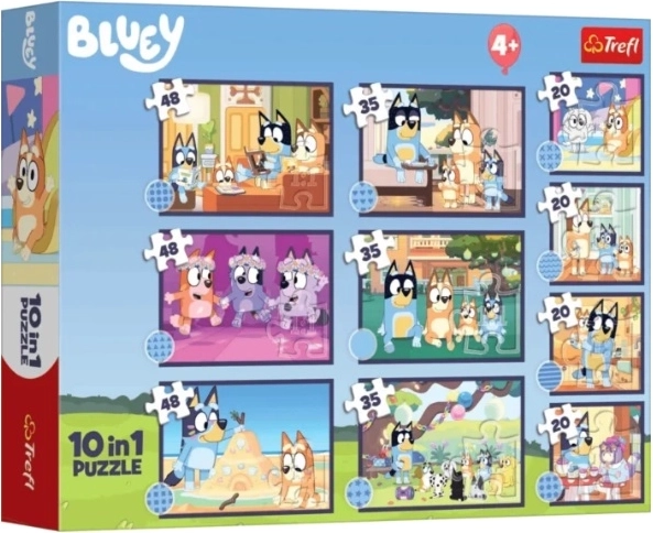 Пъзел Bluey 10 в 1