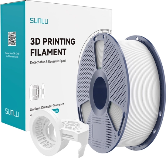 High-Speed Matte SUNLU PETG Filament – White
