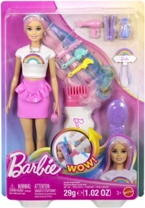 Кукла Barbie с дъгови коси и блестящ стайлинг