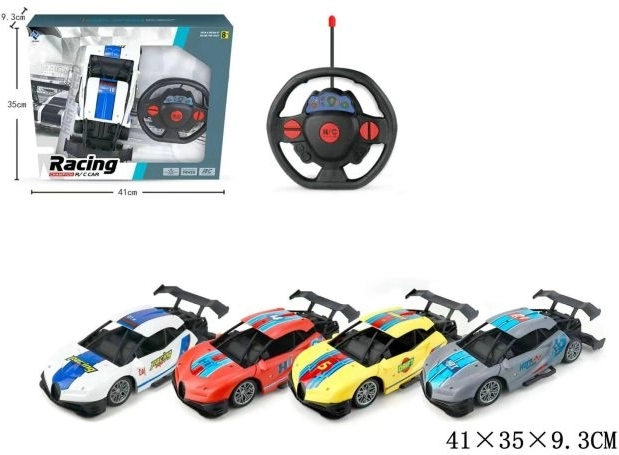 Radio-controlled car with charger