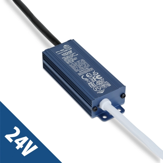 Stabilized switching power supply 24 V DC 24 W 1 A IP67