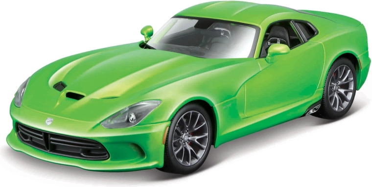 Maisto SRT Viper GTS 2013 metal model, green, 1:18