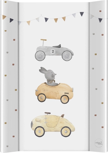 Ceba Baby мека профилирана подложка за повиване за скрин 50 × 70 см Basic Bunny Driver