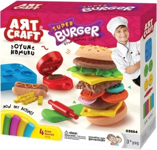 Art craft modeling set hamburger 200 g
