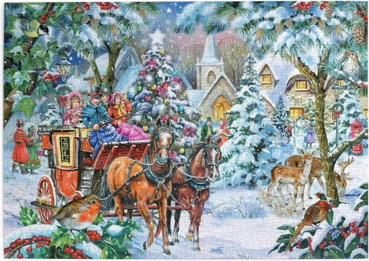 House of Puzzles Company in the Carriage Puzzle, 1000 Pieces