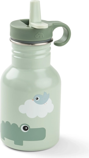 Done by Deer stainless steel bottle Playground green 350 ml