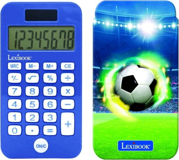 Lexibook pocket calculator with football motif