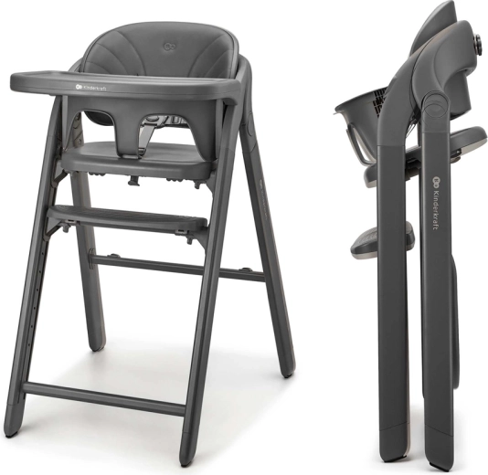 Kinderkraft Tino столче за хранене 3 в 1 grey