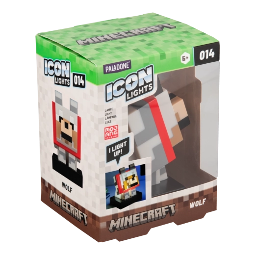 Paladone Minecraft Icon Light Wolf