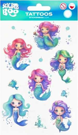 Mermaid Tattoo Sheet