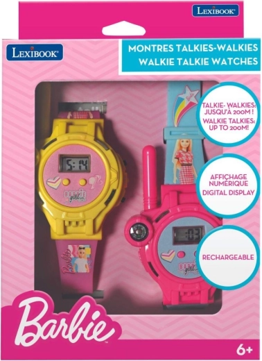 Детски часовници с уоки-токи BARBIE 200 м – зареждаем комплект 2 бр.