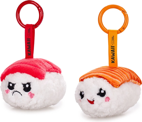 Plush Friends Kawaii плюшен ключодържател суши нигири 8 см - 1 брой