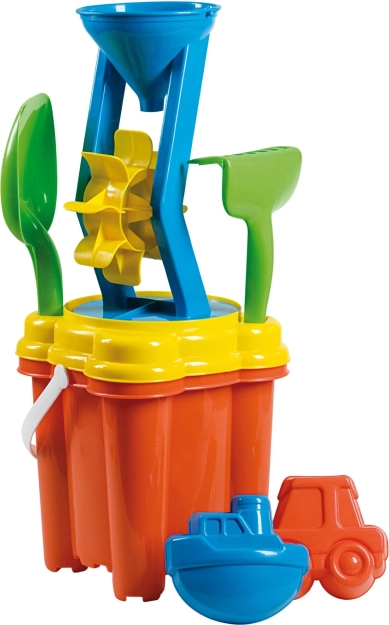 ANDRONI комплект за пясък с мелничка, 7 части