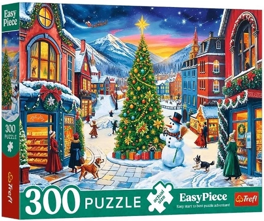 Пъзел EasyPiece с 300 части – коледно градче