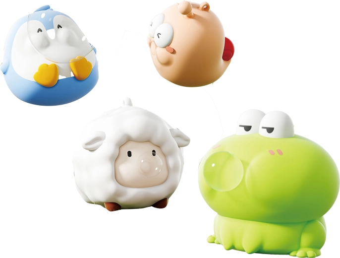 Squeeze Animal with Bubble 8 cm - 1 piece