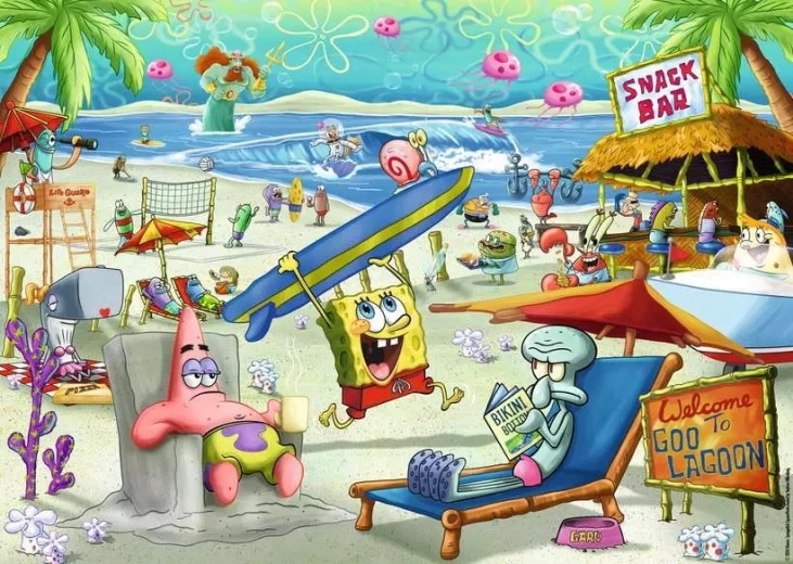 Пъзел RAVENSBURGER Spongebob 1000 части