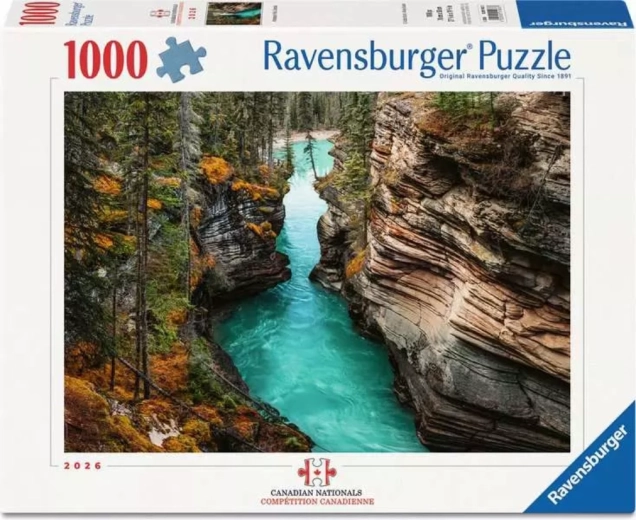 Ravensburger puzzle Canadian Nationals: Athabasca Falls 1000 pieces