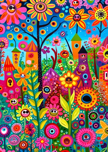 Enjoy Puzzle Playful Garden 1000 Pieces