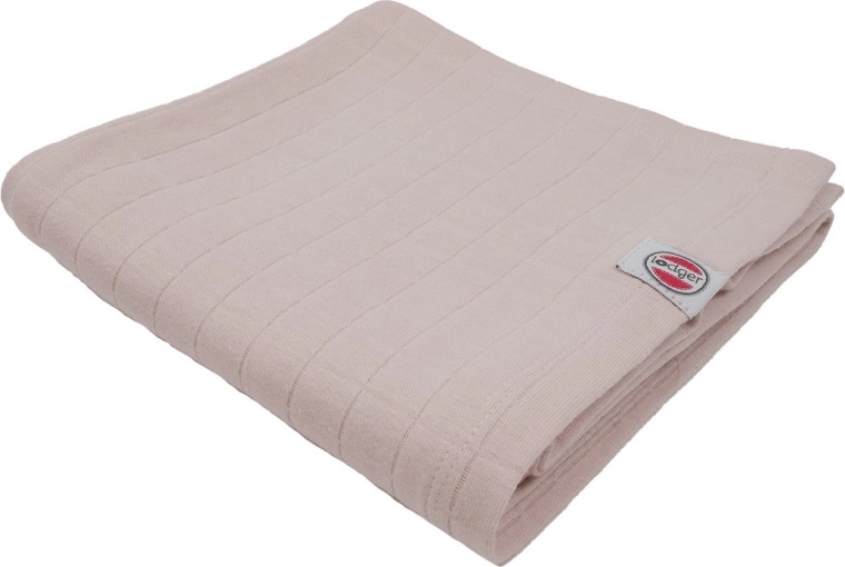 Lodger swaddler made of organic cotton solid powder 70 × 70 cm - 1 piece