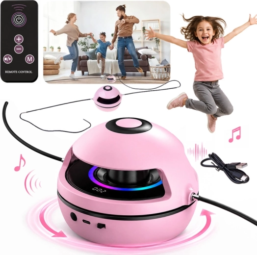Електрическо интерактивно въже за скачане с музика, Bluetooth, дистанционно управление и брояч - 1 брой