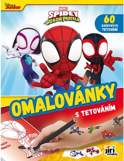 Spidey Coloring Book with Tattoos