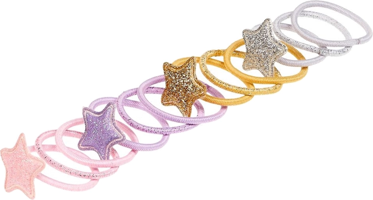 Souza! Lisanna star hair ties - 12 pcs