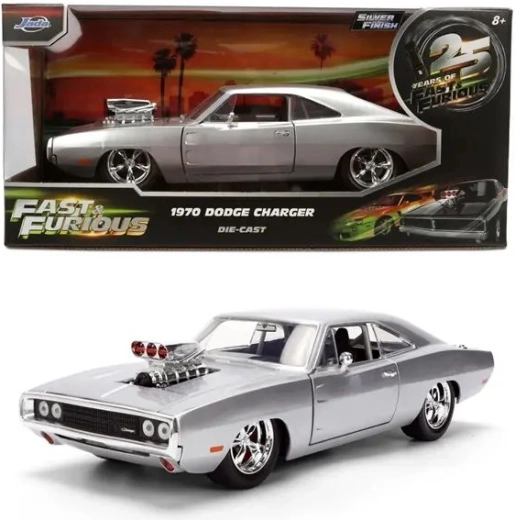 Jada Dodge Charger 1970 от филма „Бързи и яростни“, юбилейно издание 1:24