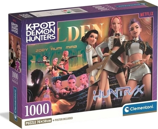 Пъзел Clementoni K‑Pop Demon Hunters 1000 части