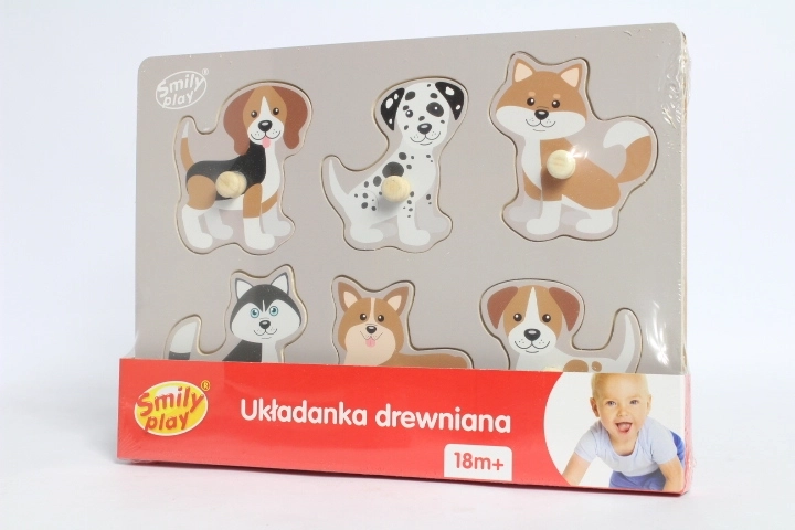 Wooden Insert Puzzle – Animals: Dogs