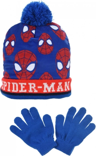 Детски комплект шапка и ръкавици Spiderman
