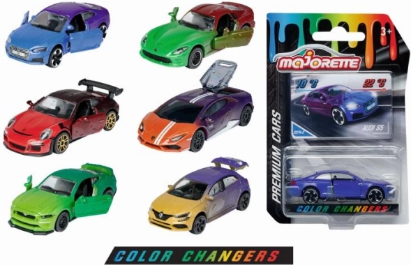 Колички с променящ се цвят Color Changers 7,5 см – 6 модела