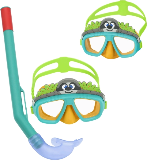 Bestway kids snorkelling set – sloth, turquoise