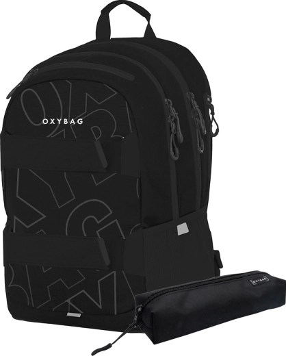 Студентски комплект OXYBAG OXY Sport – раница и пенал Font White