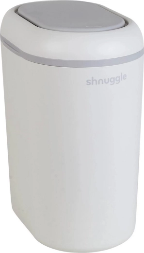 Shnuggle Eco Touch кош за пелени бял/сив