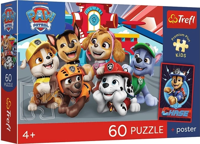Kids Puzzle Premium Plus Kids "Dog Afternoon" 60 Pieces