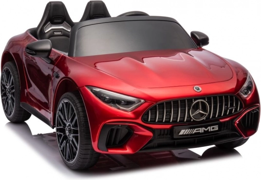 Електрическа детска кола MERCEDES-AMG SL63, лакирана в червено