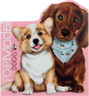 Creative activity book with dogs