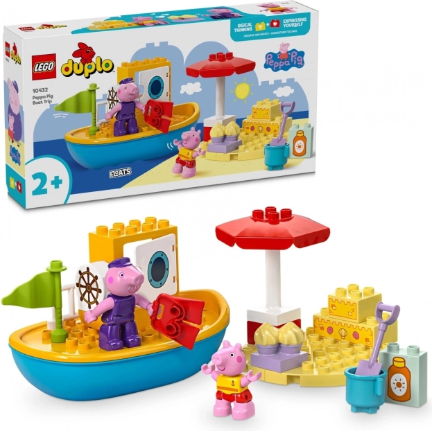 LEGO® DUPLO® 10432 Прасенцето Пепа и разходка с лодка