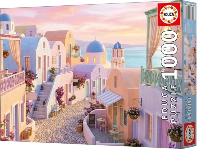 EDUCA Santorini Puzzle 1000 pieces with glue