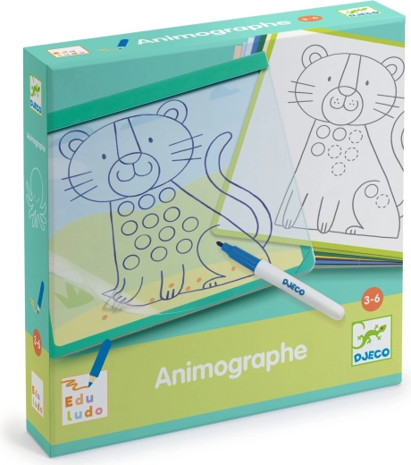 Djeco Graphomotor Skills Set Animal Outlines