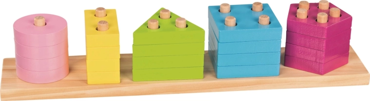 GOKI Wooden Color and Shape Sorting Puzzle